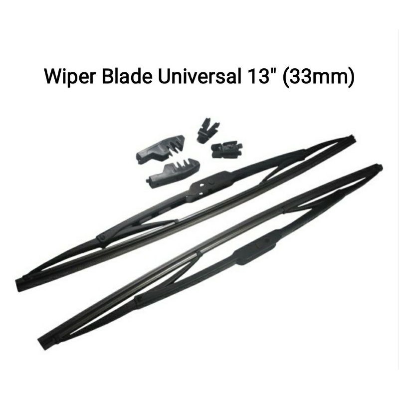 wiper blade murah 13 inch sepasang wiper universal