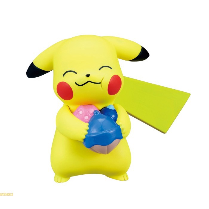 Pokemon Pikachu Manpuku Pakupaku Mascot 2 Okawari Paku Fruit Figure
