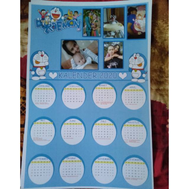 

kalender doraemon 2