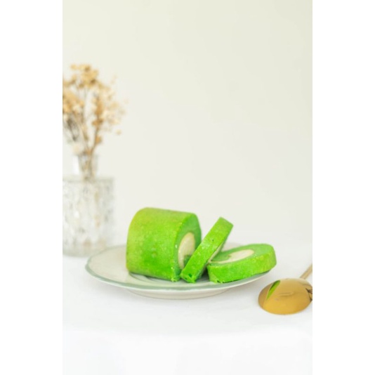 

BOLU GULUNG PANDAN KEJU KETO - BOLU GULUNG PANDAN CREAM CHESSE KETOFRIENDLY - BOLU GULUNG KETO