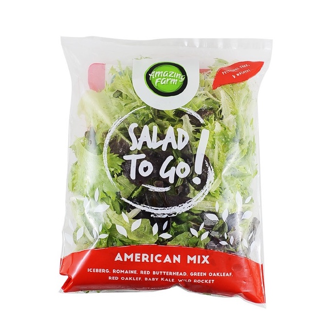 Amazing Farm, Salad To Go American Mix 150gr
