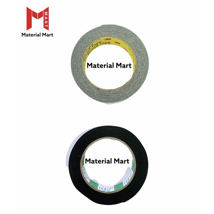 Double Tape Foam 3m | Double Tape Hijau Foam | Isolasi Tip Foam 1 Inch | Material Mart