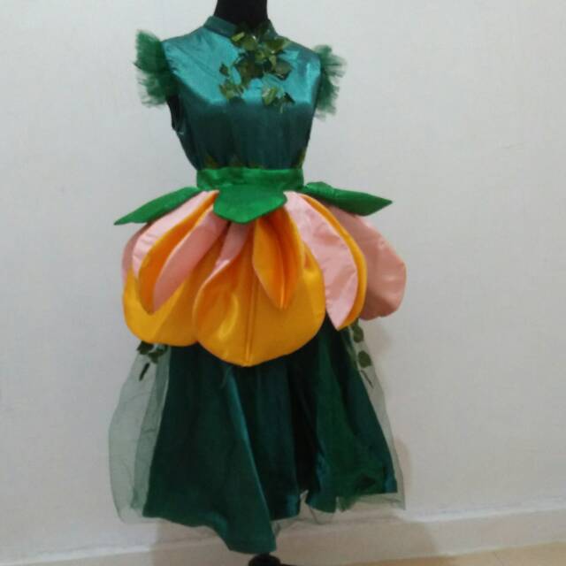 Baju karnaval bunga dewasa
