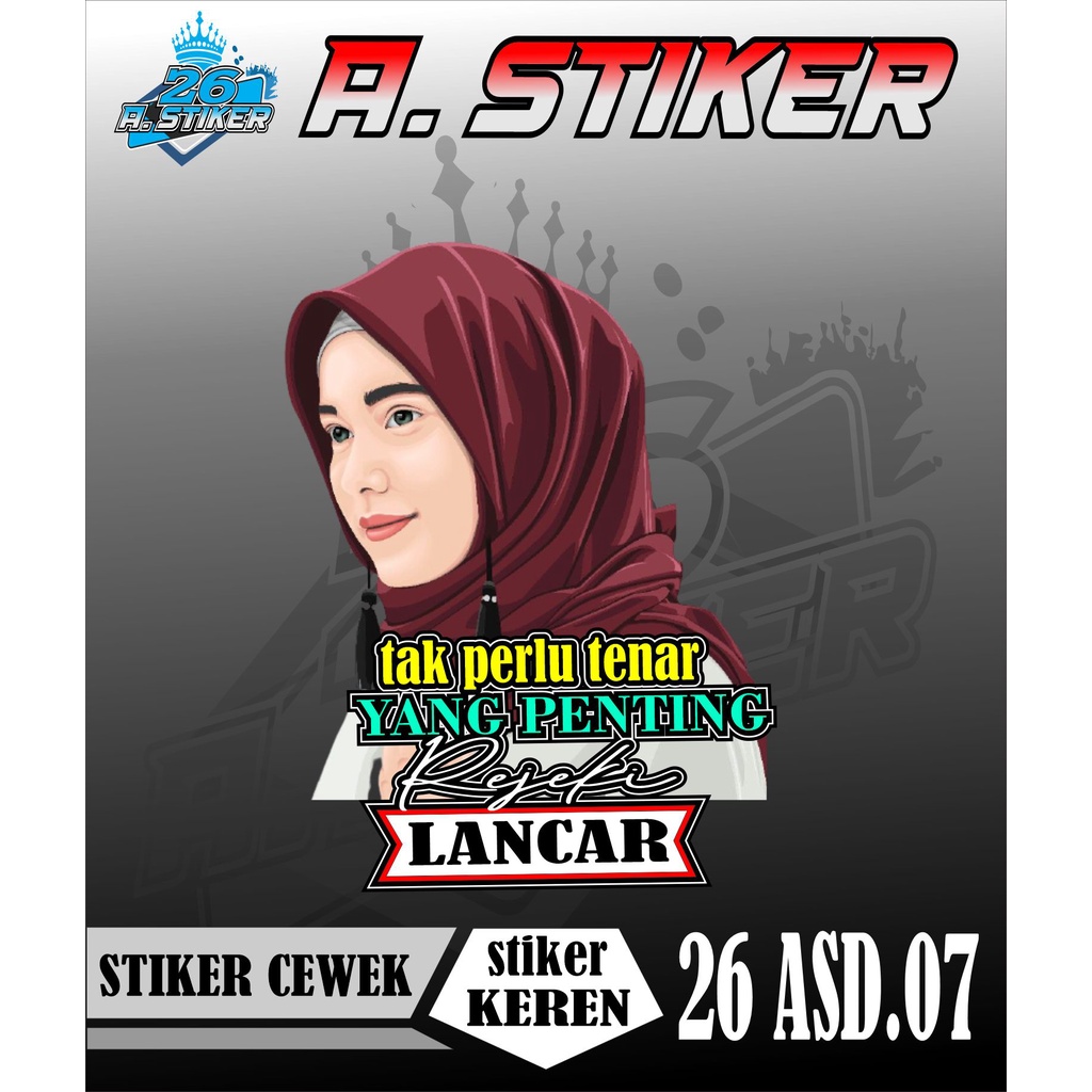stiker cewek stiker mobil stiker truk stiker motor stiker variasi mobil