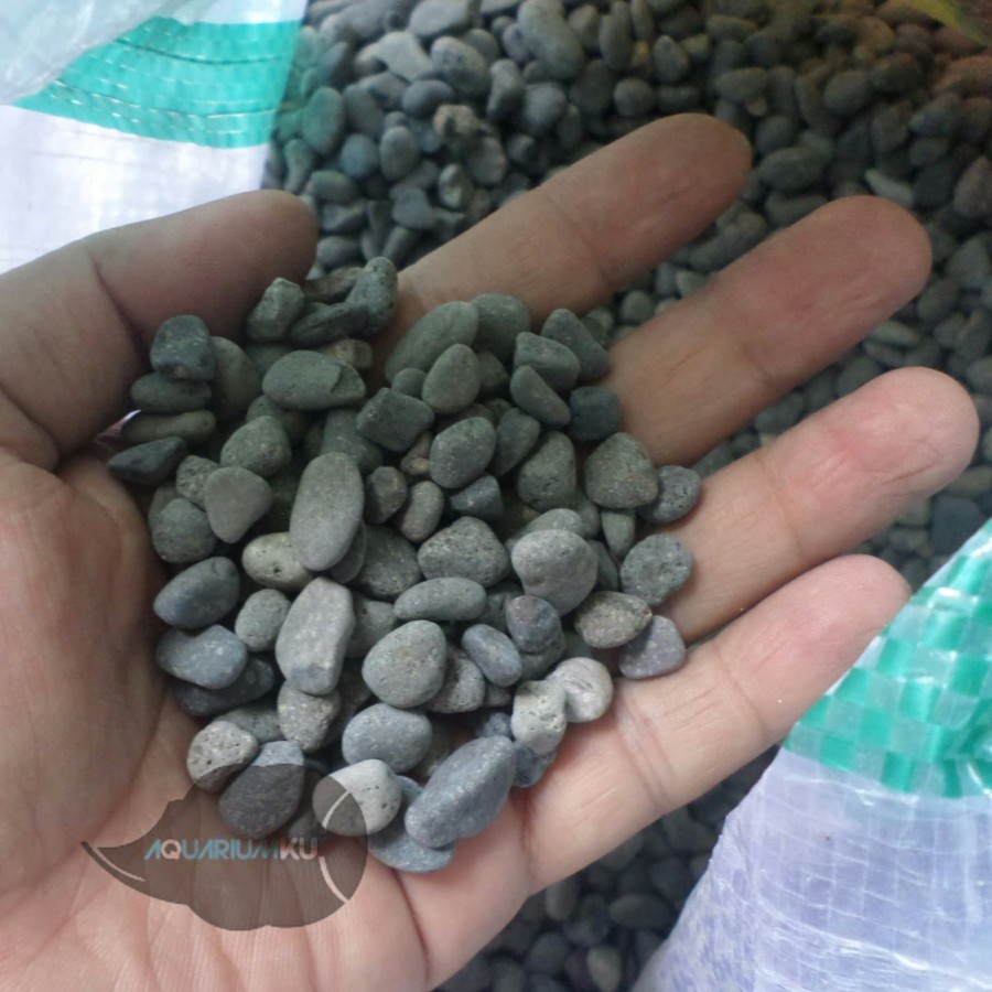 gravel Batu Sungai kerikil hitam