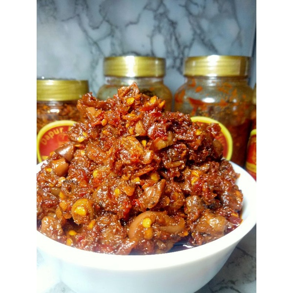 

Sambel cumi maknyus kafur (Homemade, Tanpa MSG, tanpa pengawet)