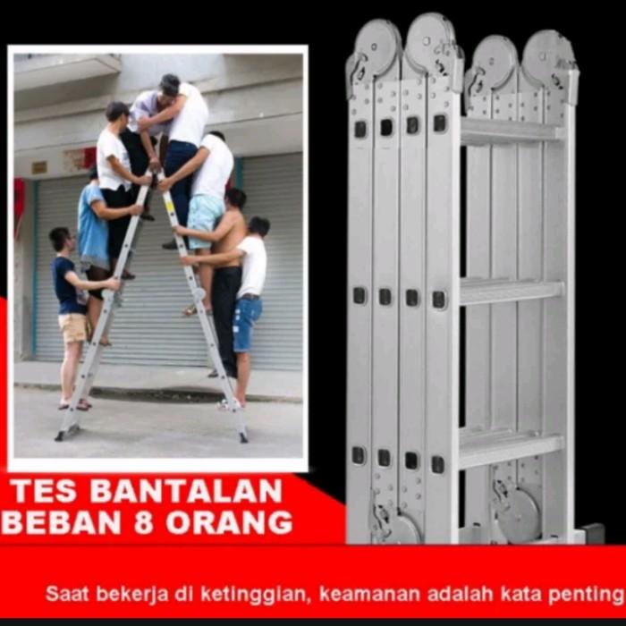 Tangga Lipat Krisbow 3.3M Tangga Lipat Multifungsi Tangga Serbaguna