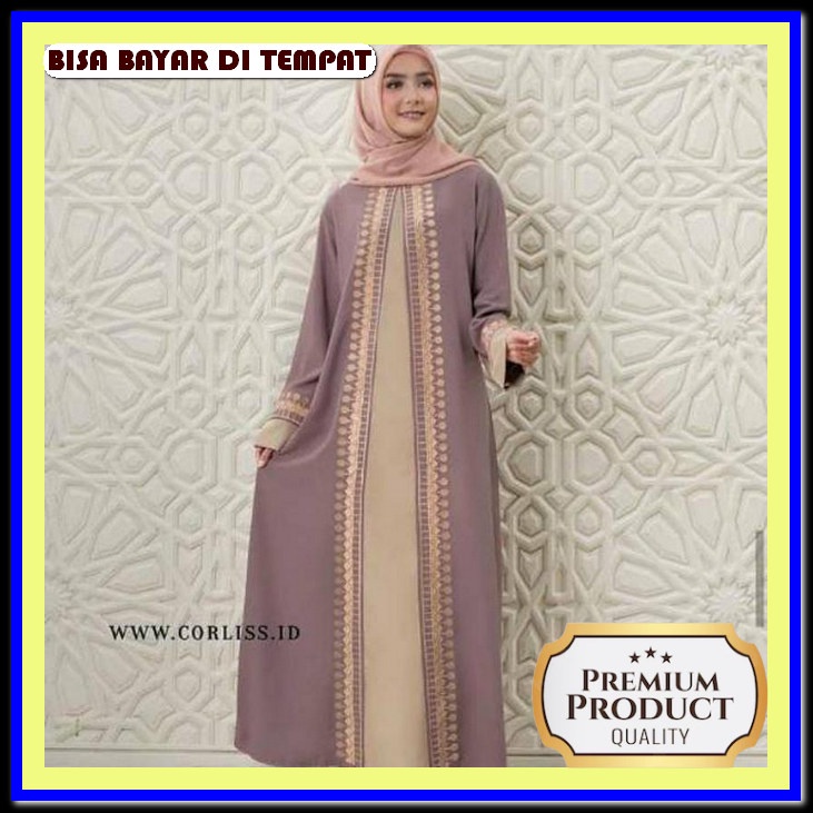 drees dewasa muslimah fashion muslim terbaru 2022 pakaian perempuan jumbo dres ibu ibu maxy long dre