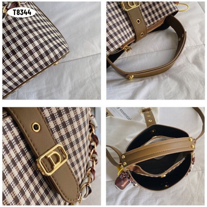 [IMPORT] T8344 - TAS SELEMPANG WANITA FASHION IMPORT - 76BAGSTORE