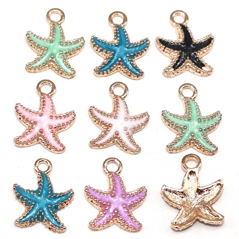 Charm Bandul Liontin Kalung Gelang Bintang Laut Starfish Bahan Craft DIY Aksesoris