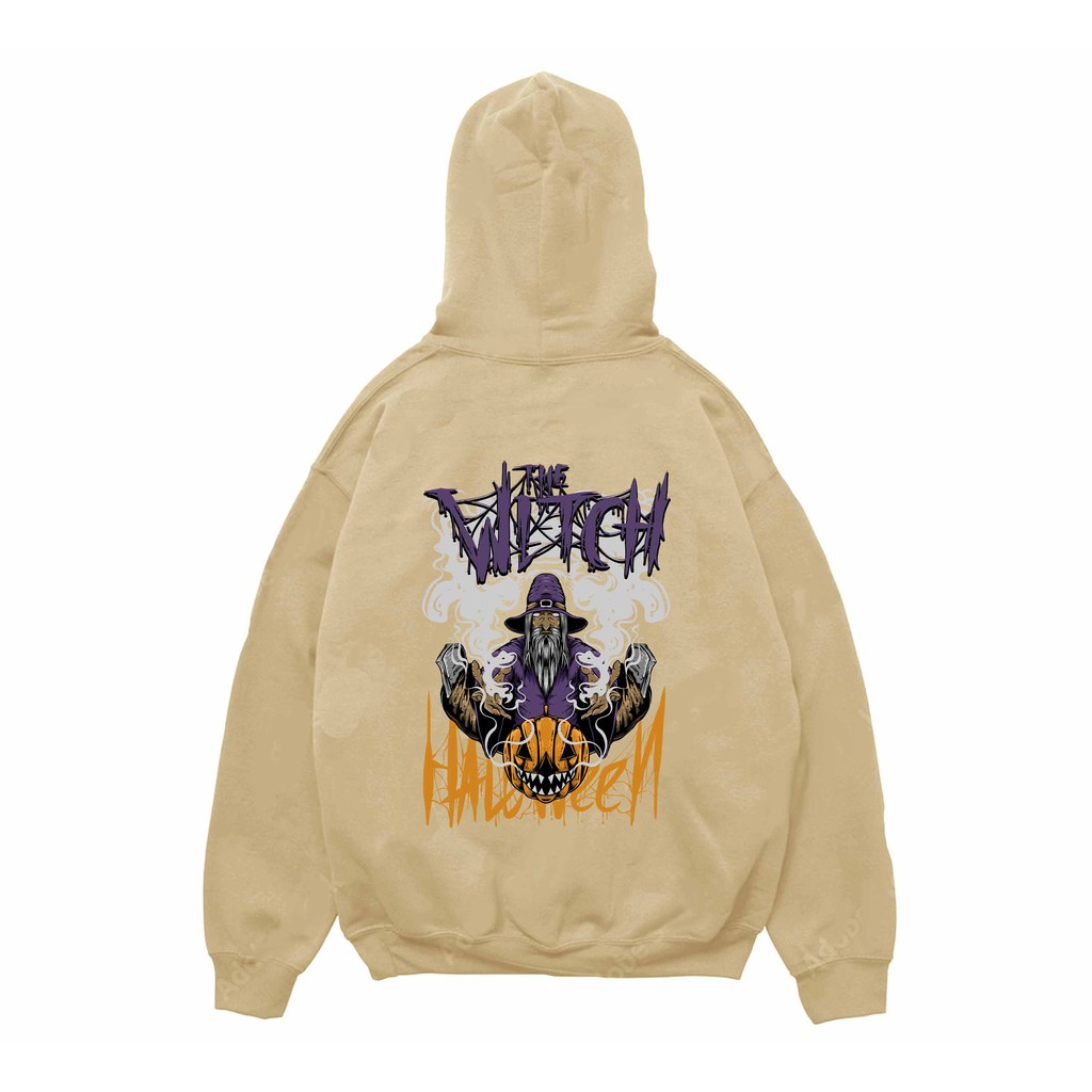 Hoodie The Witch Sweater Pria Fleece Size M - XXL