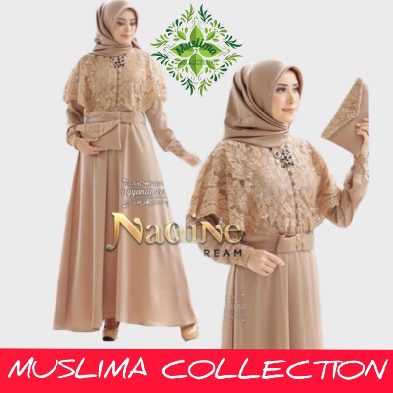 NADINE GAMIS SYAR'I / NADINE GAMIS SYARI KOMBINASI BRUKAT