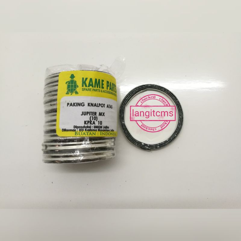 Packing Knalpot Asbes Gasket Ring Paking Knalpot Motor Honda Supra x 125 Karisma Blade New