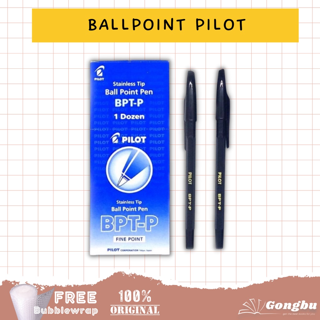 

PILOT BPTP HITAM BOLPEN / BALLPOINT/ PULPEN / PEN ORIGINAL