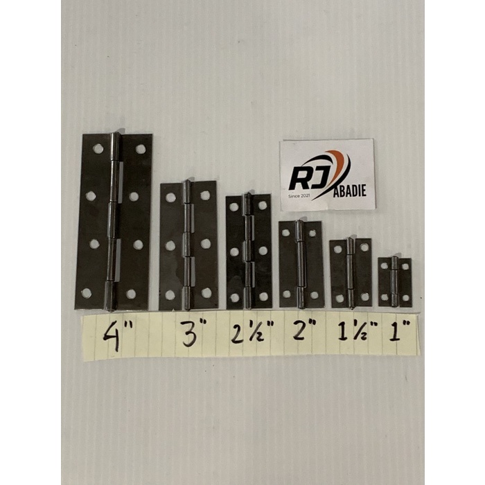 [120SET/5KOTAK] Engsel Plat Tipis Besi RRT 1 Inch