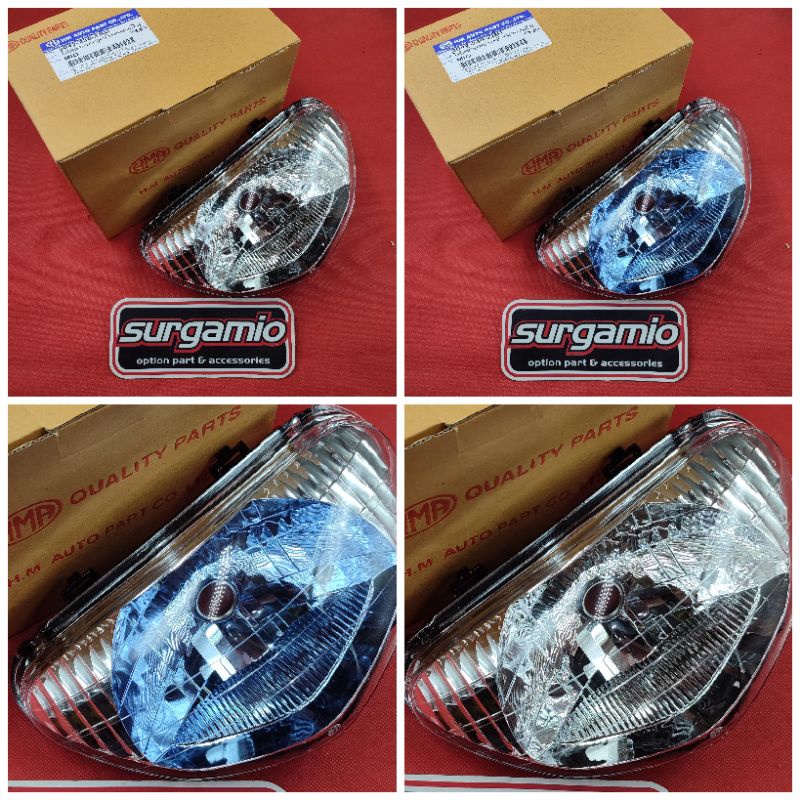 Headlamp mio sporty blue smoke HMA thailand reflektor mio sporty