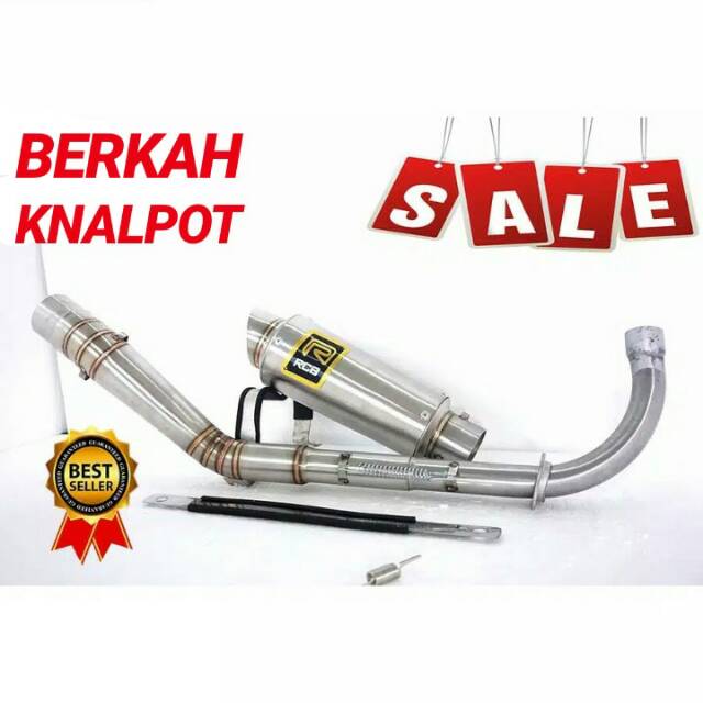 KNALPOT RACING RCB Jupiter Z Vega R Zr Revo Absolut Kharisma Supra X 125  C70 Mx New old king