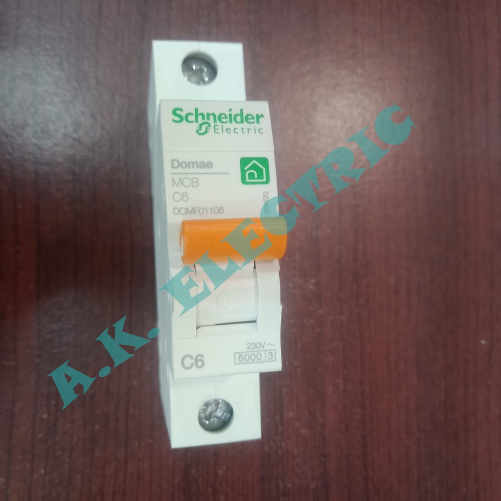 MCB 2 Ampere & 4 Ampere 1P Domae Schneider