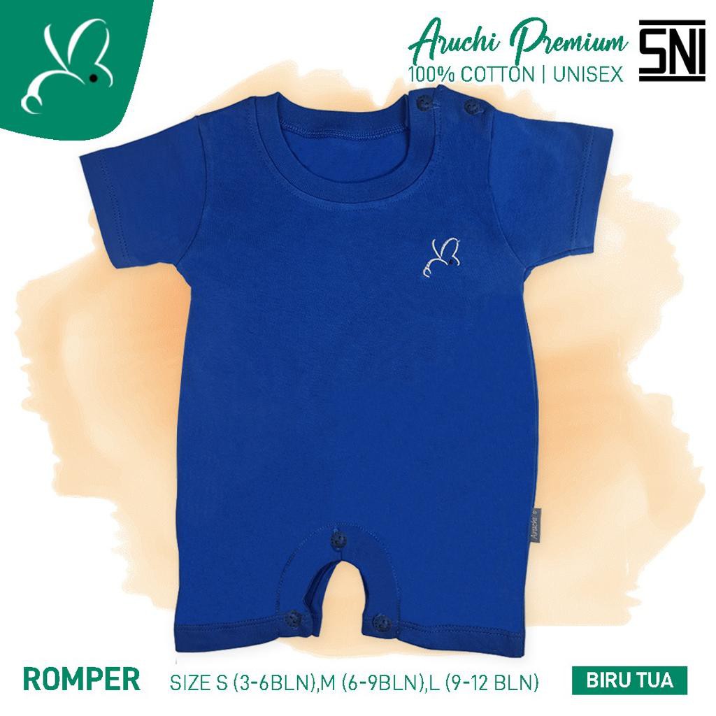 Aruchi PREMIUM romper segiempat Baju anak Baju bayi Romper bayi SNI (3-12 bln) CBKS