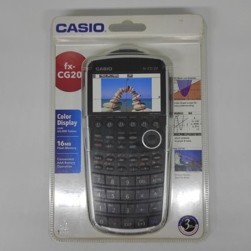Ready. Kalkulator Grafik Casio Prizm fx-CG20 CG 20 Graphing Calculator