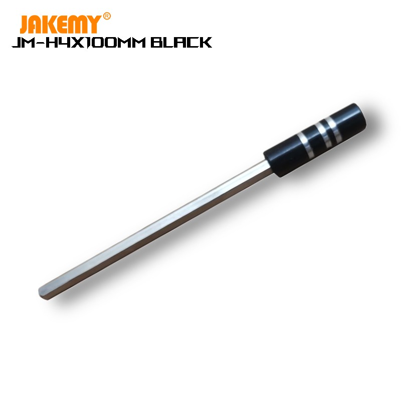 Jakemy JK-H4x100mm Black Extension Obeng Bar Original