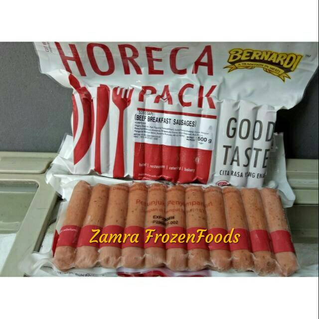 

Sosis Sapi Horeca Bernardi 500gr Malang Raya