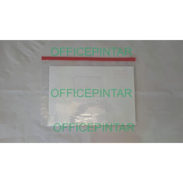 

Barang baru Zipper Pocket / kantong zipper plastik B5 Officemutu