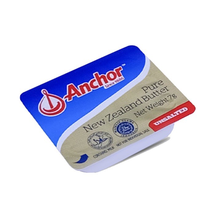 

butter-mentega- anchor minidish butter salted/unsalted 7gr x 10 pcs | mentega mpasi - unsalted