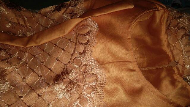 Ayla Gown Couple Gamis Brukat Tille Batik Sarimbit