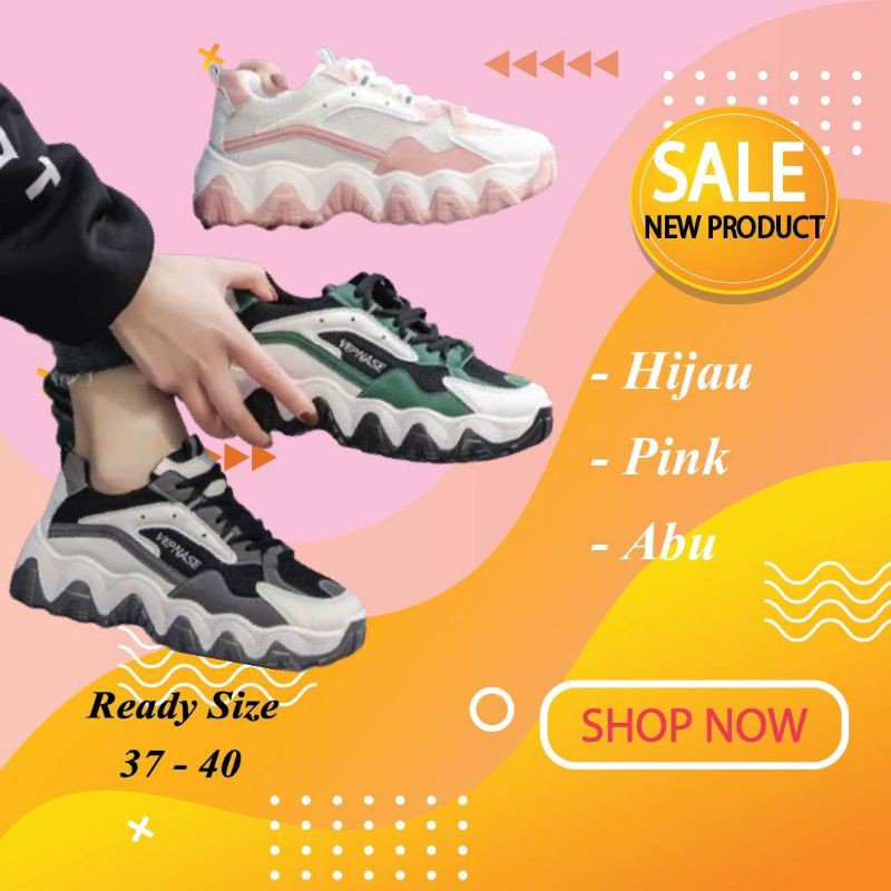 SEPATU SNEAKERS WANITA RAINBOW VPN69