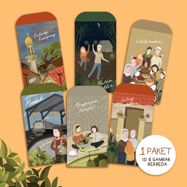 

Amplop Lebaran Lucu (per pack) edisi Pulang