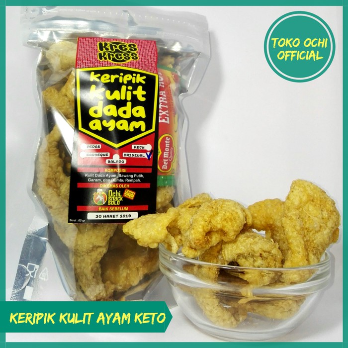 

KERIPIK KULIT AYAM TANPA TEPUNG - KETO DA45