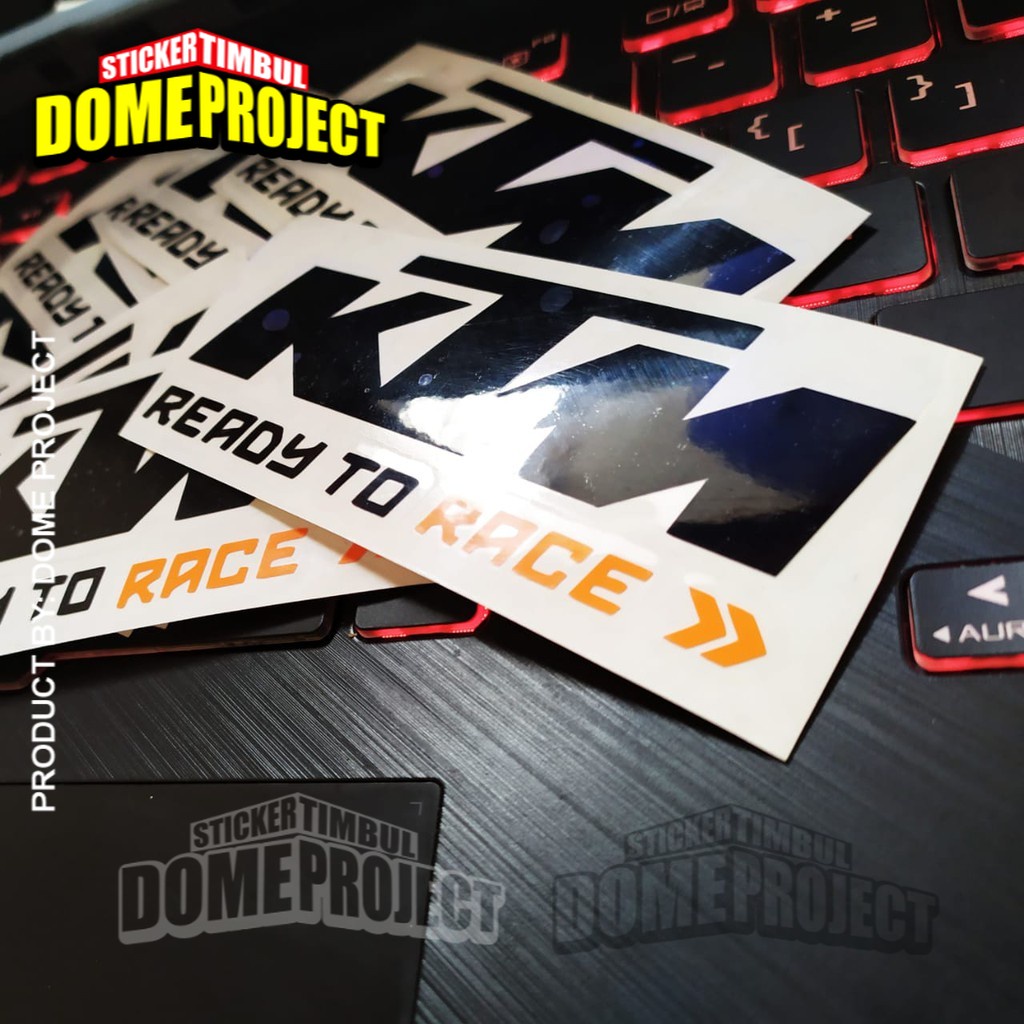 STIKER MOTOR KTM STIKER CUTTING STIKER MOTOR STIKER SATUAN AKSESORIS SEPEDA MOTOR