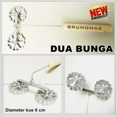 Paket Bunga Gandeng Jumbo - Cetakan Kembang Goyang