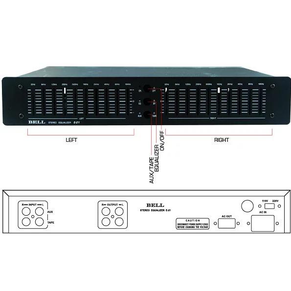 Box Equalizer 20 Channel E21 Bell Box Equalizer Bell E 21 Termurah