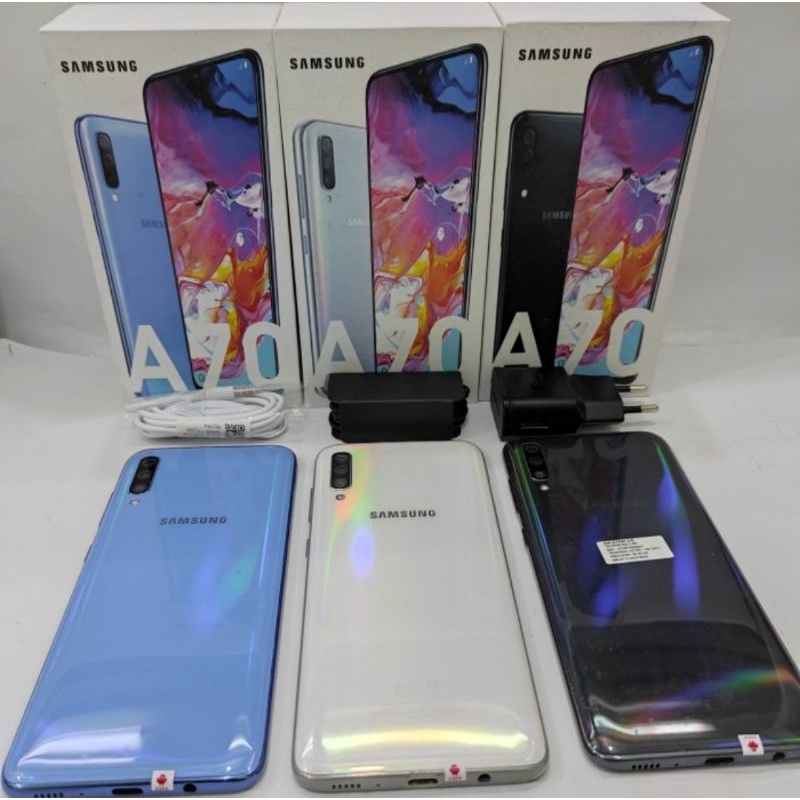 Samsung A70 RAM 6GB/128GB second fullset no minus