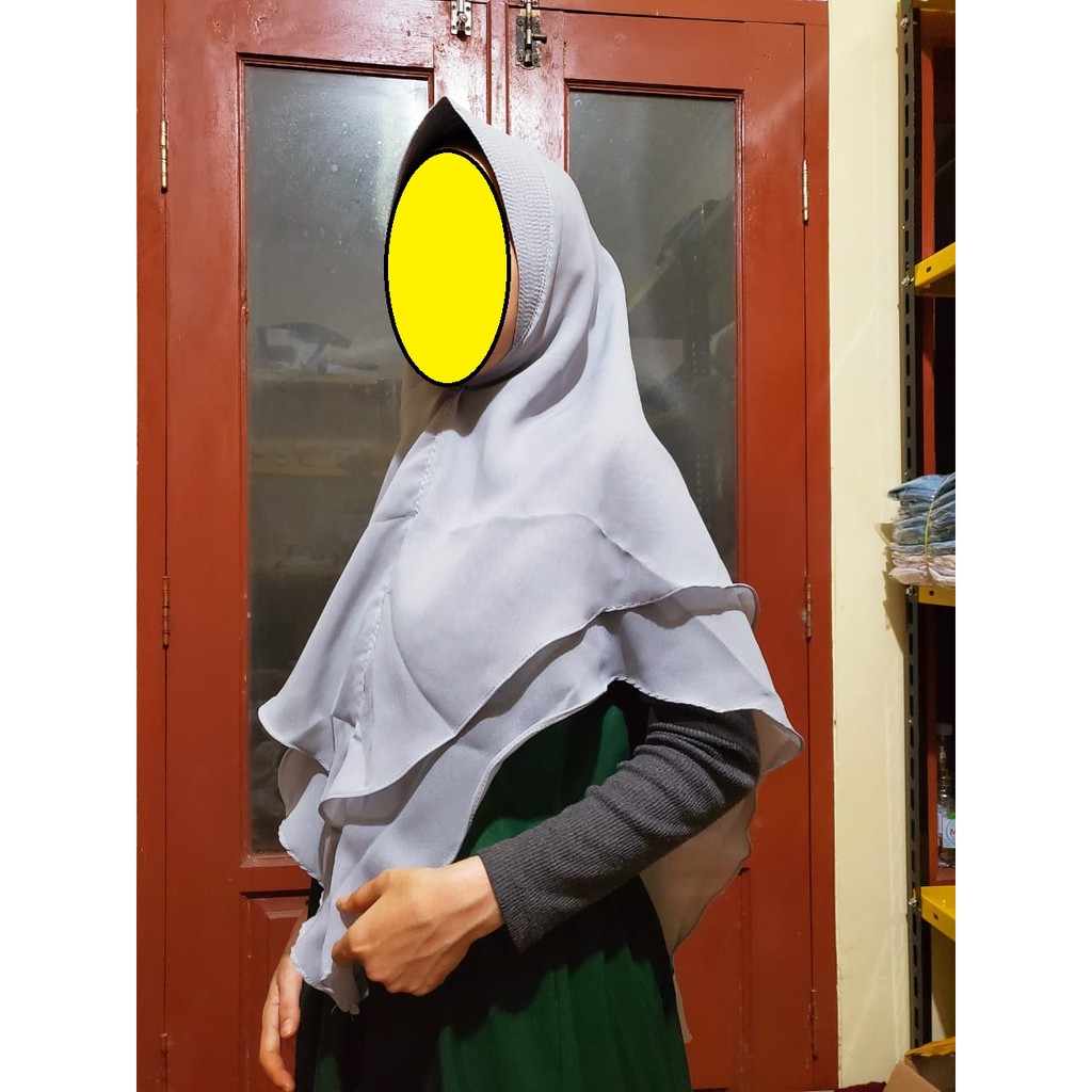 KHIMAR AISYAH SIMPLE SYARI SEHARI HARI HIJAB KERUDUNG JILBAB KEKINIAN TERBARU 2022 MODEL WANITA MUSLIMAH RAMADHAN-1