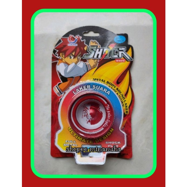 MAINAN YOYO MURAH KWALITAS BAGUS DENGAN LAKER SUARA//YOYO SHOCK LACKER SUARA