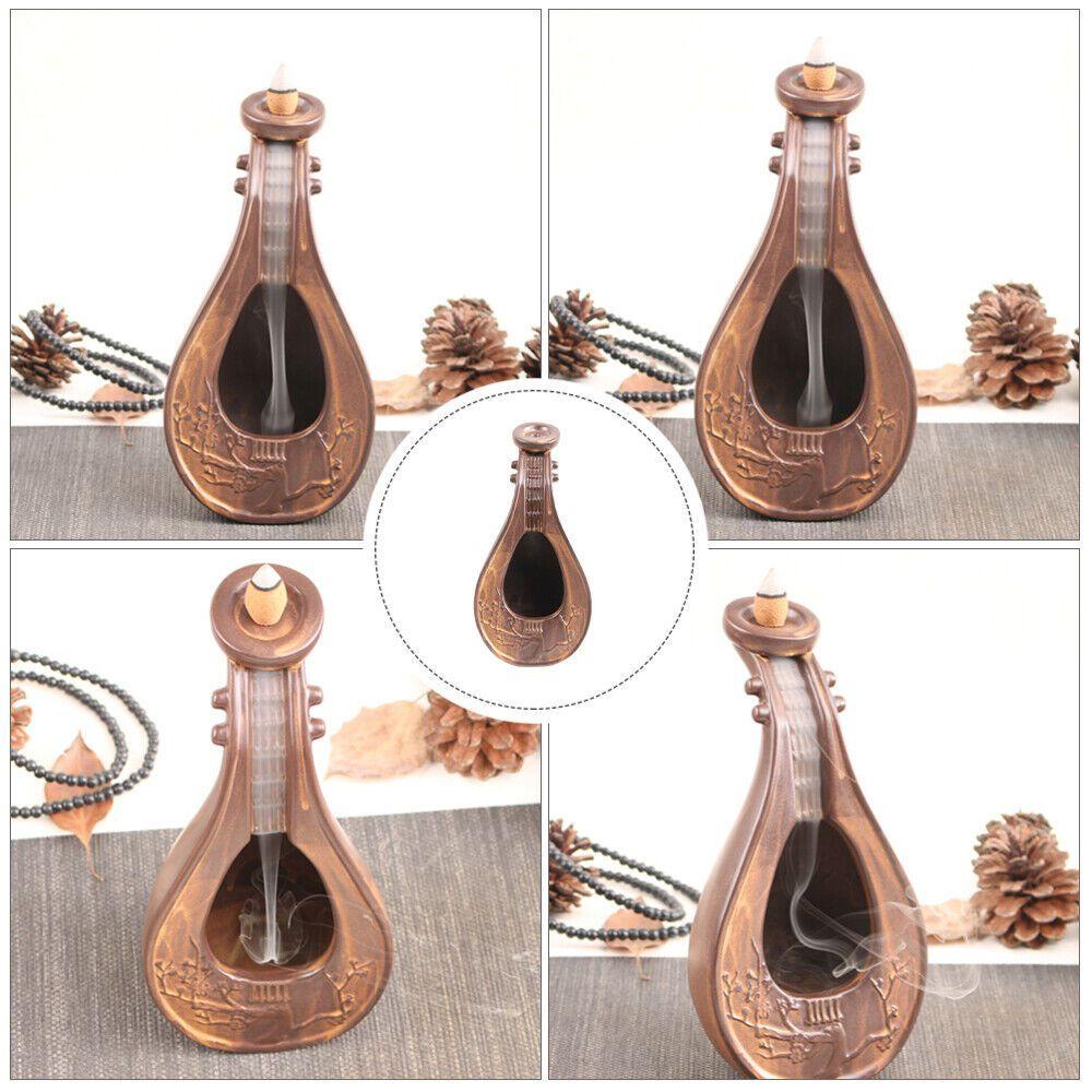 R-flower Backflow Incense Burner Ornamen Meditasi Kreatif Tempat Dupa