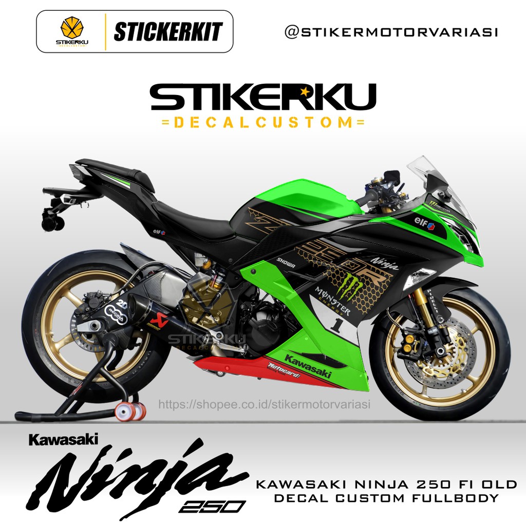 DECAL NINJA250FI / DECAL KAWASAKI NINJA FI / STICKER NINJA FI / FULLBODY / DECAL NINJA FI / 02