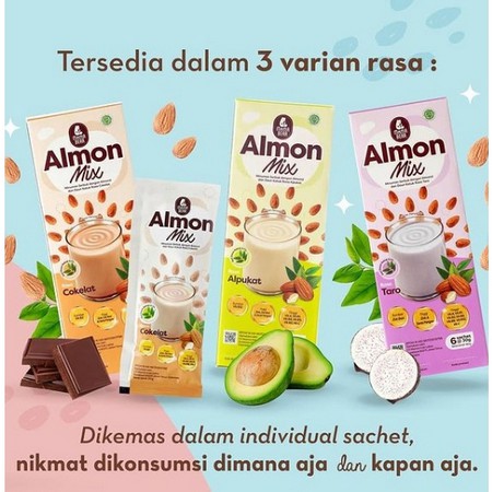 SUSU ALMOND PELANCAR ASI MAMA BEAR ALMON MIX BOOSTER ASI