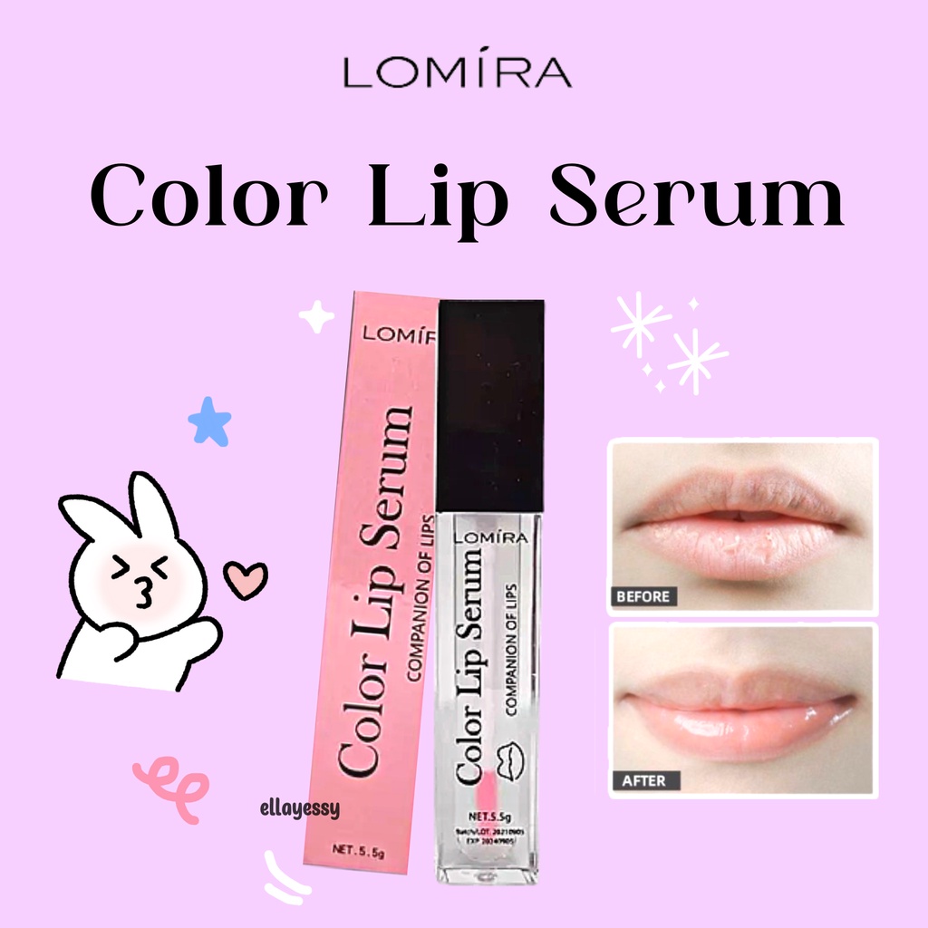 Lomira Lip Serum Bibir BPOM/pencerah bibir alami