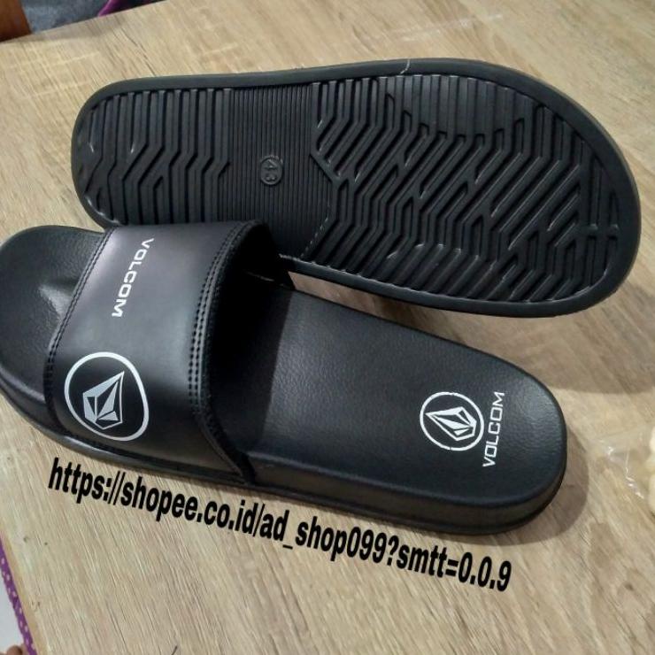 SALE Sandal Slip On Pria Wanita Sandal Distro Hitam Putih
