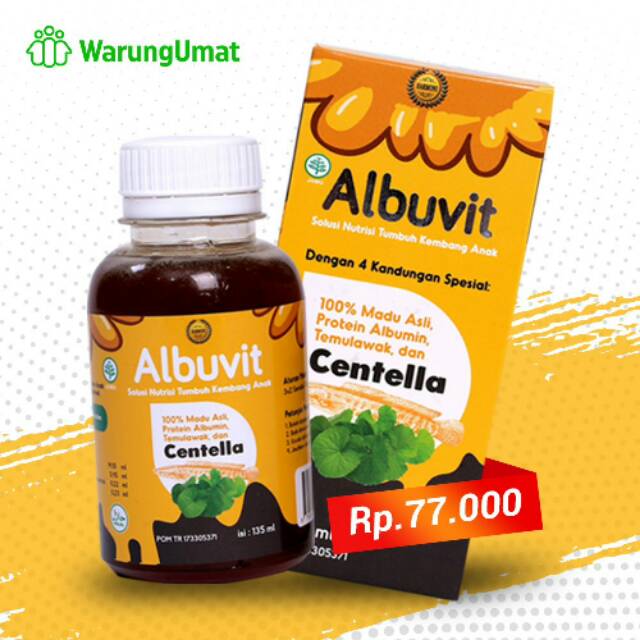 

Madu Albuvit untuk nafsu makan & mencerdaskan anak