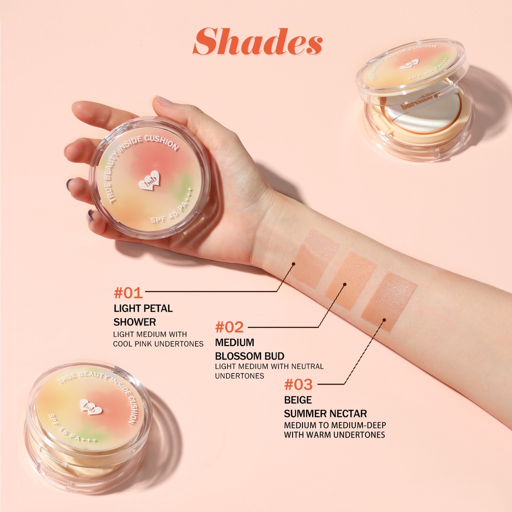 BNB Barenbliss True Beauty Inside Cushion High Coverage Flawless Matte SPF45 PA+++ - BNB Cushion Original BPOM