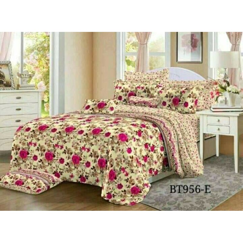 Seprei motif shabby coksu kain katun lokal,tidak luntur