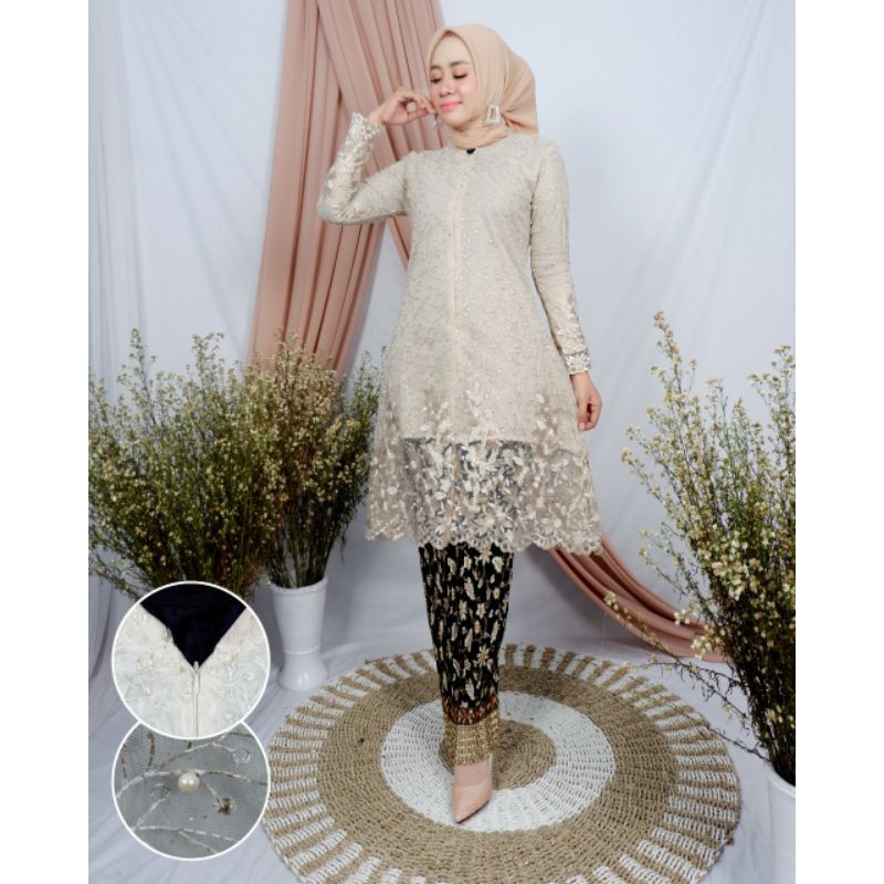 SETELAN KEBAYA TUNIK KURUNG BUSUI / KEBAYA TUNIK DIAJENG / KEBAYA PESTA