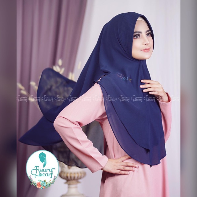 Khimar BUTTON CERUTY Ori Fisura Scarf