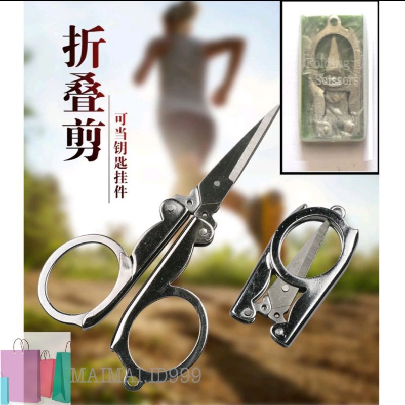 

MAIMAI | Gunting Kecil Lipat Folding Sciccors Gunting Mini