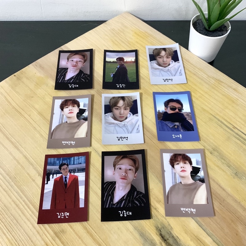 EXO Photocards Merch Goods Baekhyun Sehun Suho Chen Murah